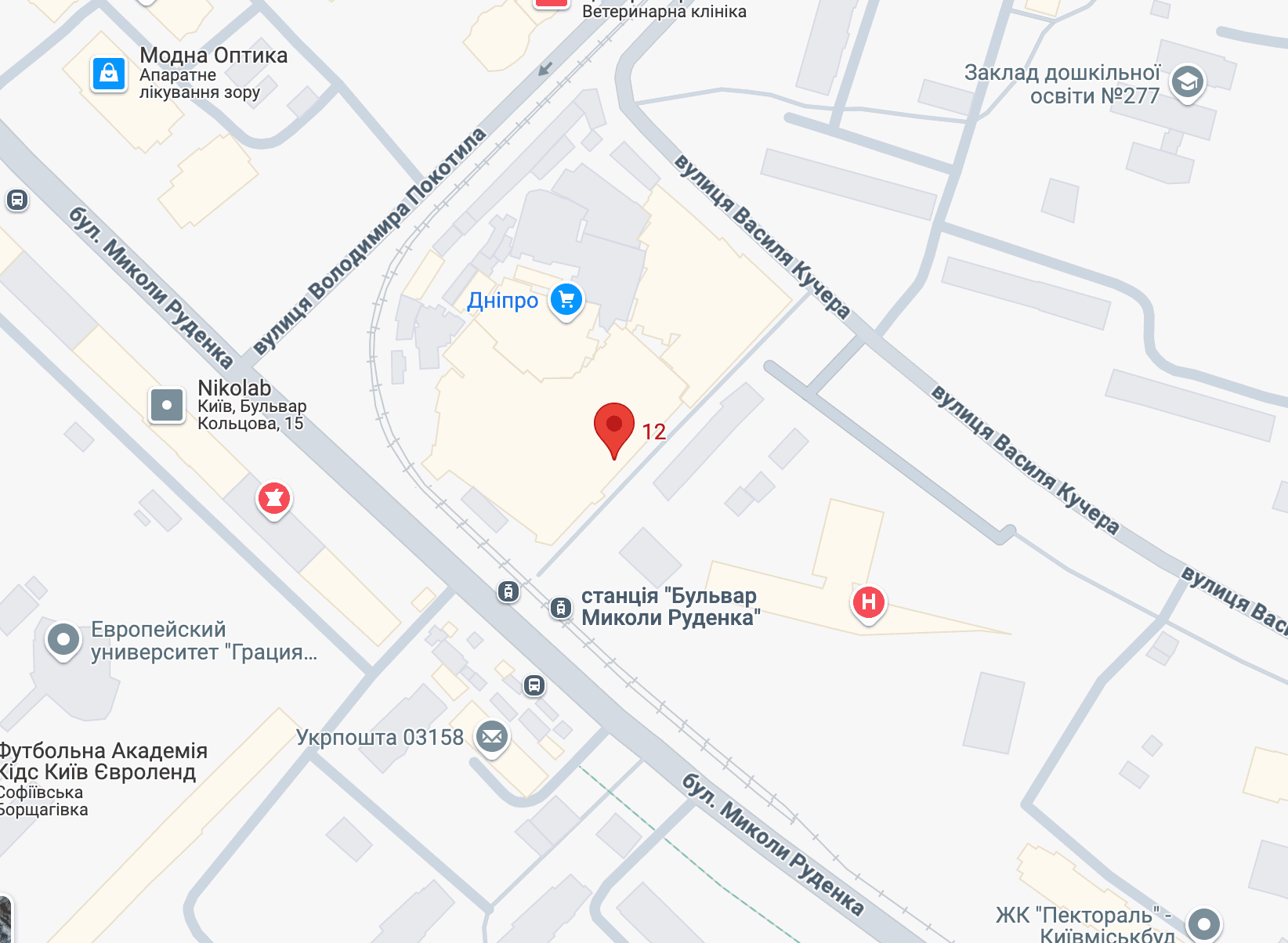 Карта локації